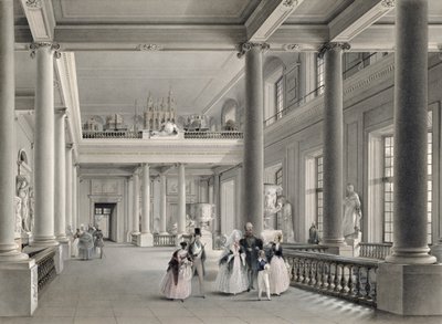 La entrada superior de la Academia de Bellas Artes en San Petersburgo, 1838 de Vasili Semenovich Sadovnikov